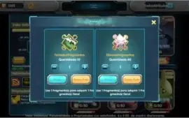 Conta pocket contest vip 7com pokes raros