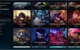 vendo skins de league of legends com o valor de 975 RP
