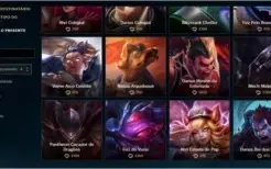 vendo skins de league of legends com o valor de 975 RP