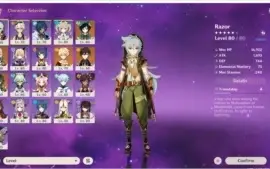 Conta Genshin  com Xiao + Zhogli e Venti!!