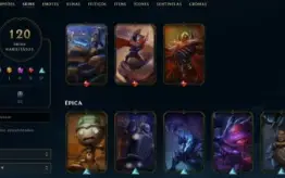 Conta LOL Full Acesso - 134 Champs e 120 Skins - Kayle Juíza