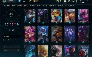 Unranked com 65 Champs e 42 Skins