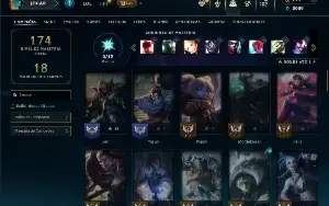 Unranked com 65 Champs e 42 Skins