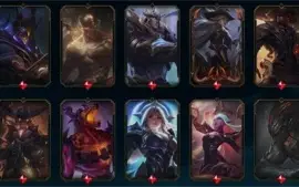 Conta lol d2(decay) mmr mestre 347 skins todos champs