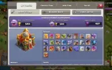 Conta Clash of Clans CV 16 99% FULL
