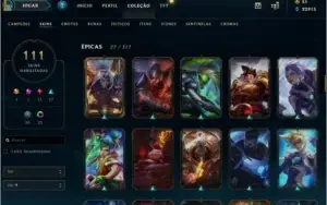 Level 402 - Platina 4 Last Season - 111 SKins