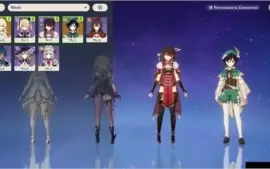 Genshin Impact Conta AR7 Venti Fischi Beidou + Armas 4*
