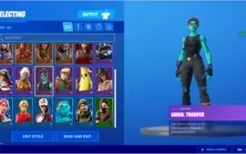 Fortnite - Season 8 e 11, Ghoul Trooper, Foice, Viuva Negra.