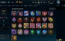Conta League of Legends de 8 anos