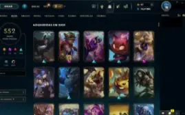Conta League of Legends de 8 anos