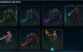 CONTA PRATA 2 MMR BOM COM 131 SKINS (gold se quiser)