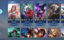 Conta Mobile Legends 380 Skins | 2 Lendárias
