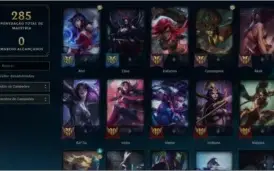 Conta de LOL - 109 Skins - 3 Edições de Prestigio