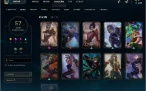 Conta League of Legends para Main RIVEN