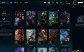Conta league Of Legends / Platina IV