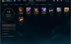 lvl 10 8 champ 3 skins