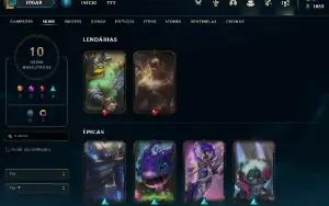 Smurf Top, 43 Champs E 10 Skins