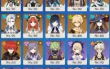 Neuvillette C1 + Bis Furina Zhongli Raiden Nahida Wanderer++