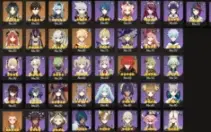 Neuvillette C1 + Bis Furina Zhongli Raiden Nahida Wanderer++