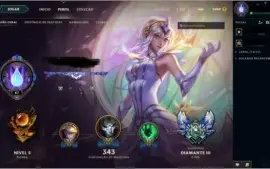 Conta League of Legends Lv 67+ Diamante 3