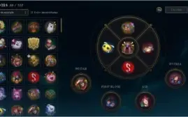 Conta LOL Platina I Todos Champions 126 Skins LOR Tds cartas