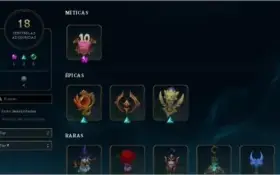 Conta LOL Platina I Todos Champions 126 Skins LOR Tds cartas