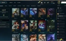 Conta league of legends, 36 champs, 0 skins