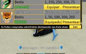 Conta Blox Fruits Frutas Perm,Gamepass,Full Itens,Lvl Max