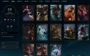 conta handlvl lvl 82 33 skins vender rapido
