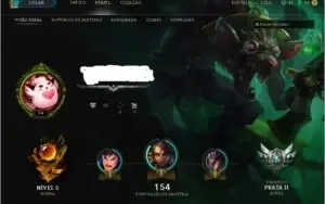 Prata 2 - Honra 5, 10 Skins (1Lendaria)