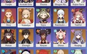 Yoimiya c2 + Agitação + Zhongli + Hutao +++ (Mais nas Fotos)