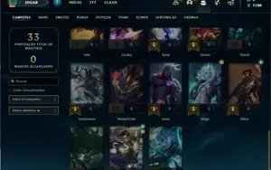 CONTA GOLD 2 MMR ALTO 38 CHAMP 2 SKIN E 4 ATIVAVEIS