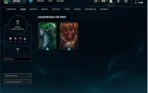 CONTA GOLD 2 MMR ALTO 38 CHAMP 2 SKIN E 4 ATIVAVEIS