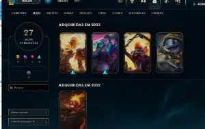 Conta Smurf Lol 27 Skins Full Acesso