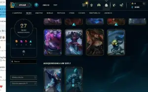 Conta Smurf Lol 27 Skins Full Acesso