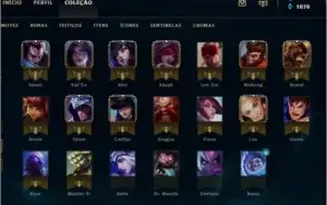 Conta level 19 + conta lvl 14 barato !