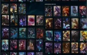 CONTA SEM BORDA MMR INTACTO 134 CAMPEÕES + 244 SKINS