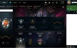 CONTA SEM BORDA MMR INTACTO 134 CAMPEÕES + 244 SKINS