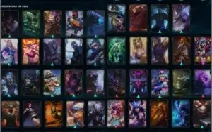 CONTA SEM BORDA MMR INTACTO 134 CAMPEÕES + 244 SKINS