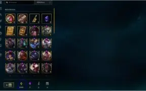 Conta lol diamante 3 faltando apenas 11 champs 58 skins