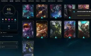 Conta League Of Legends Nivel 126 Com 46 Skin