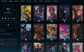 Conta League Of Legends Nivel 126 Com 46 Skin