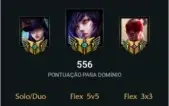 Vendo 3 contas no lol