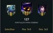 Vendo 3 contas no lol