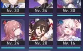 Conta Lv 21 Honkai Star Rail gepard + yanquing C1 + Clara