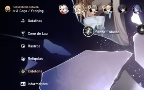 Conta Lv 21 Honkai Star Rail gepard + yanquing C1 + Clara