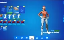 CONTA DE FORTNITE COM 4535 VBUCKS + SALVE O MUNDO
