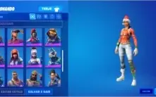 CONTA DE FORTNITE COM 4535 VBUCKS + SALVE O MUNDO