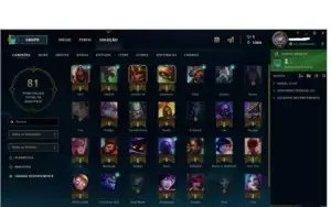 Conta LOL "level 43" GOLD 1 , com 37 bonecos. MMR alto.