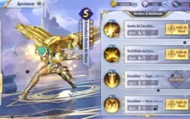 Conta Saint Seya lvl 44 a-139